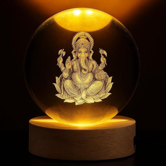 Ganesh Crystal LED Lamp
