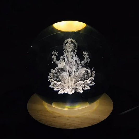 Ganesh Crystal LED Lamp